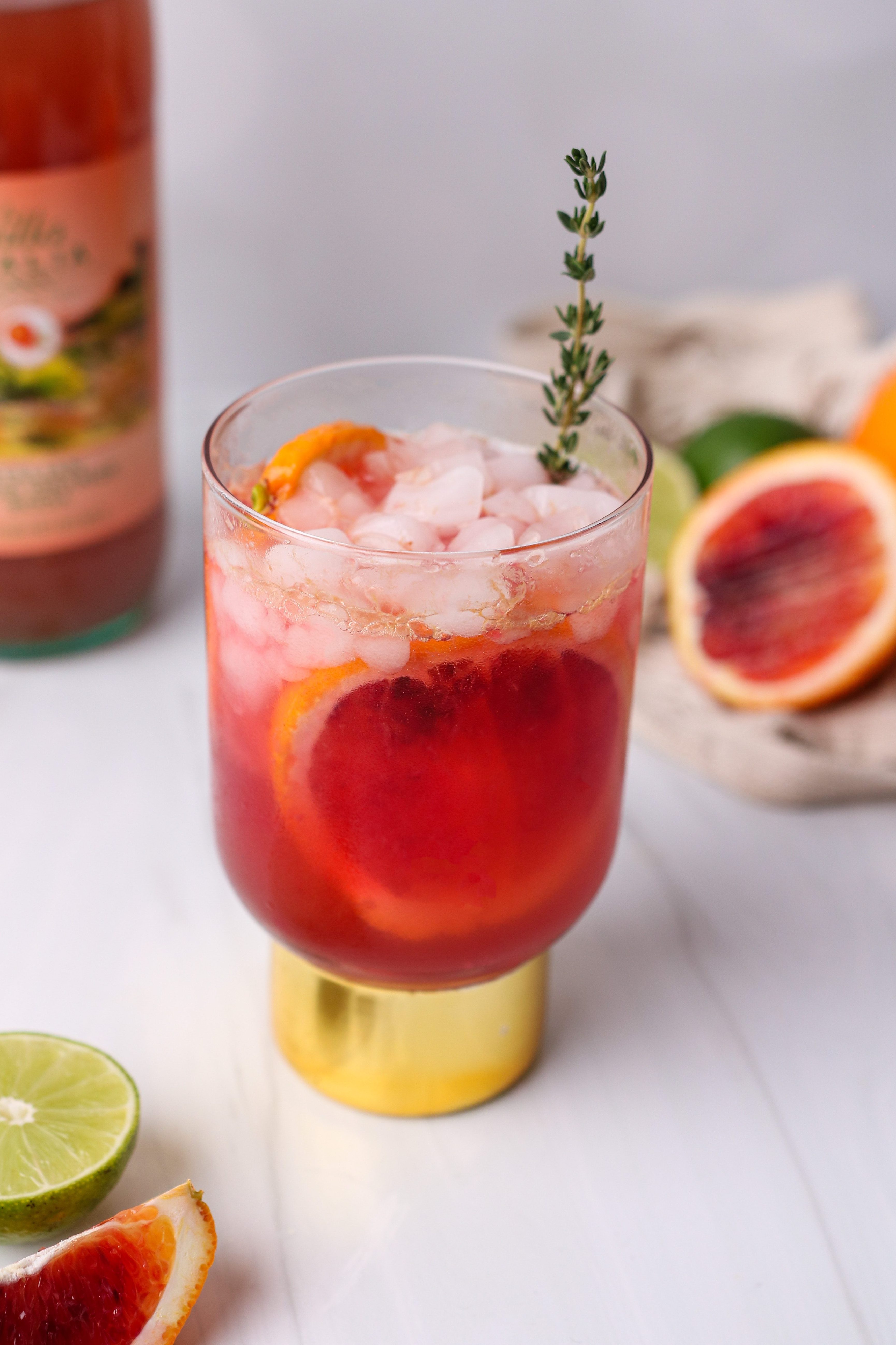 Blood Orange Mocktail Refresher