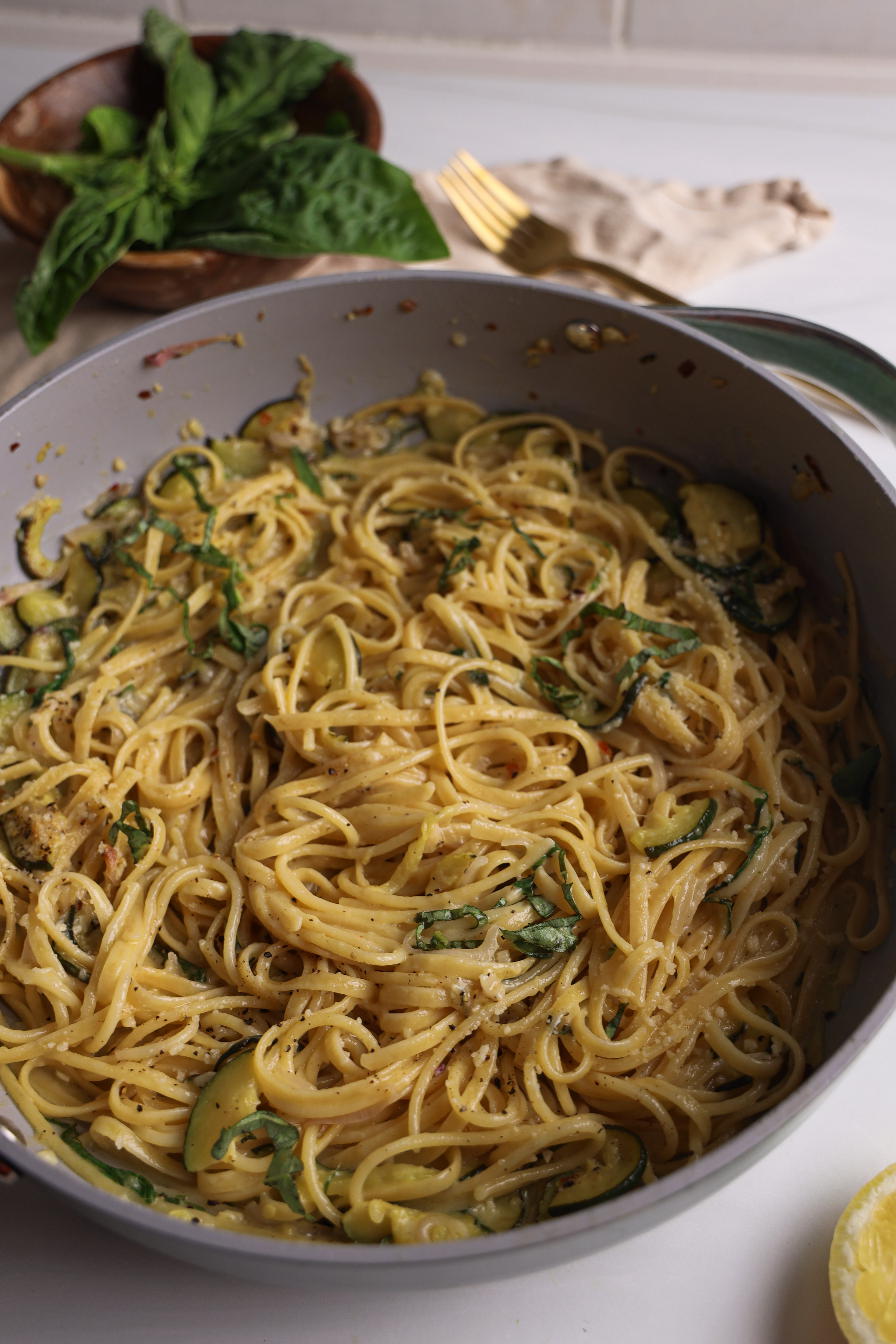 Pan-Roasted Zucchini Summer Pasta