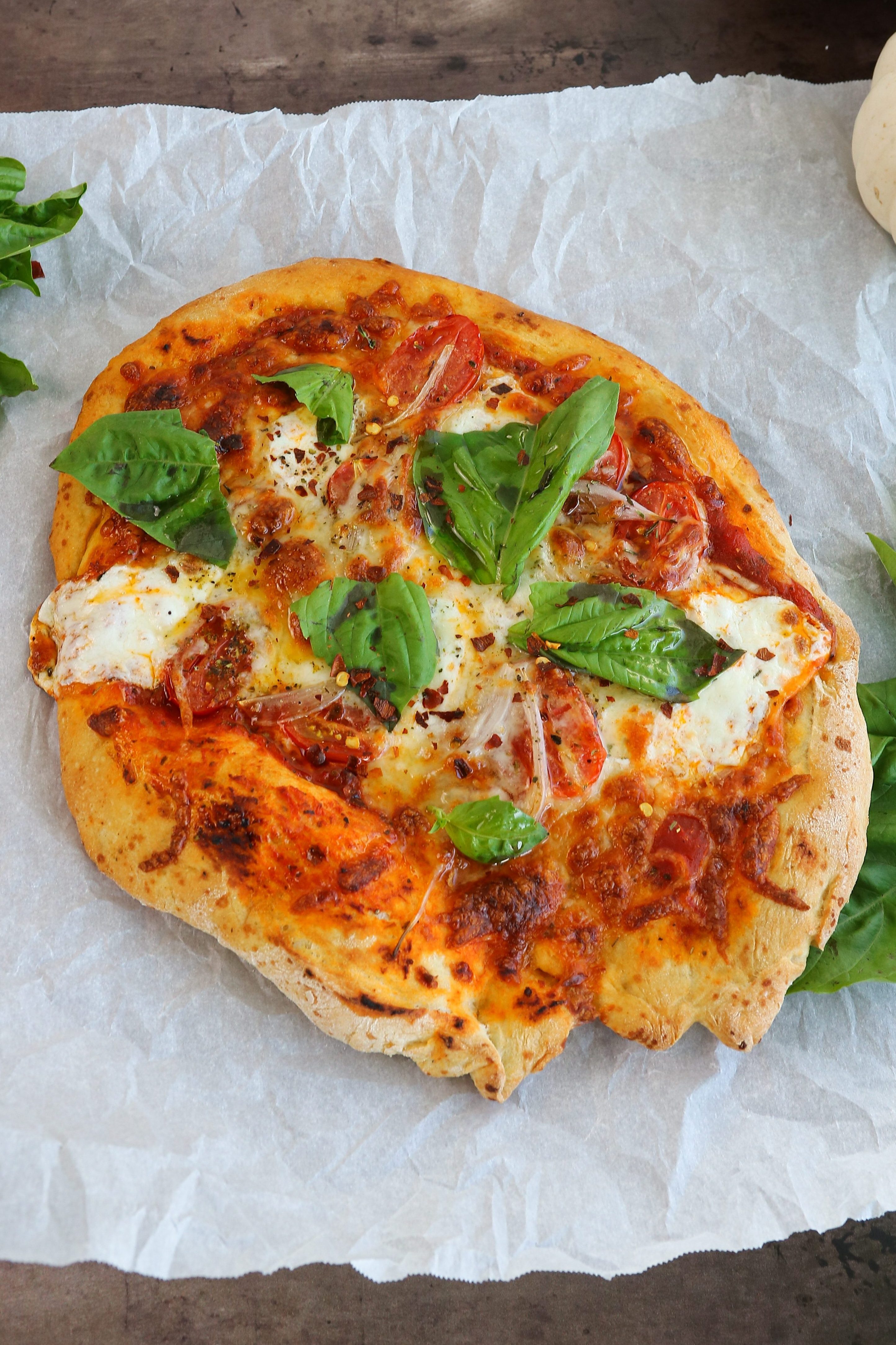 How to make The Best Pizza Dough + Margherita Pizza
