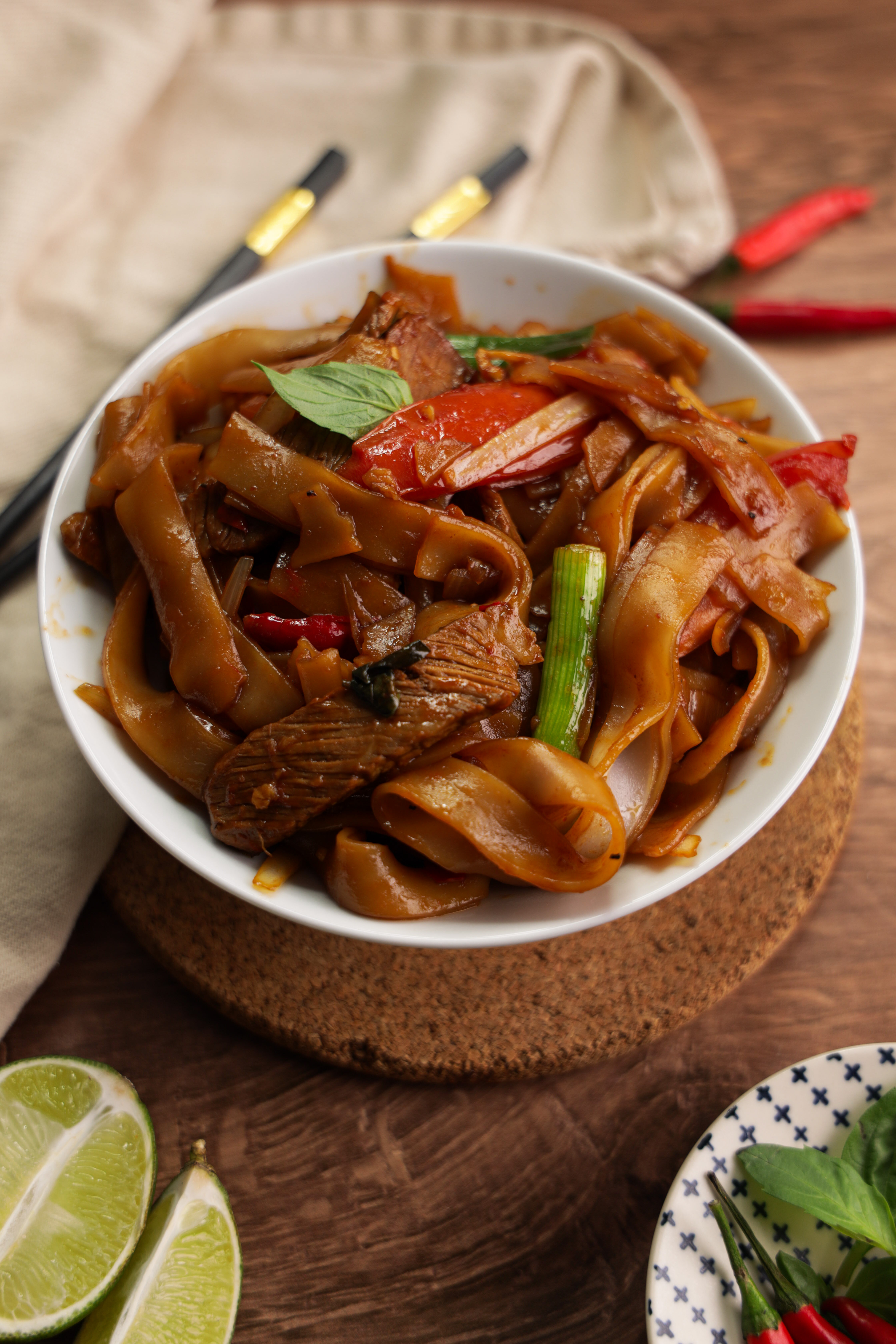 How to Make Drunken Noodles (Pad Kee Mao)