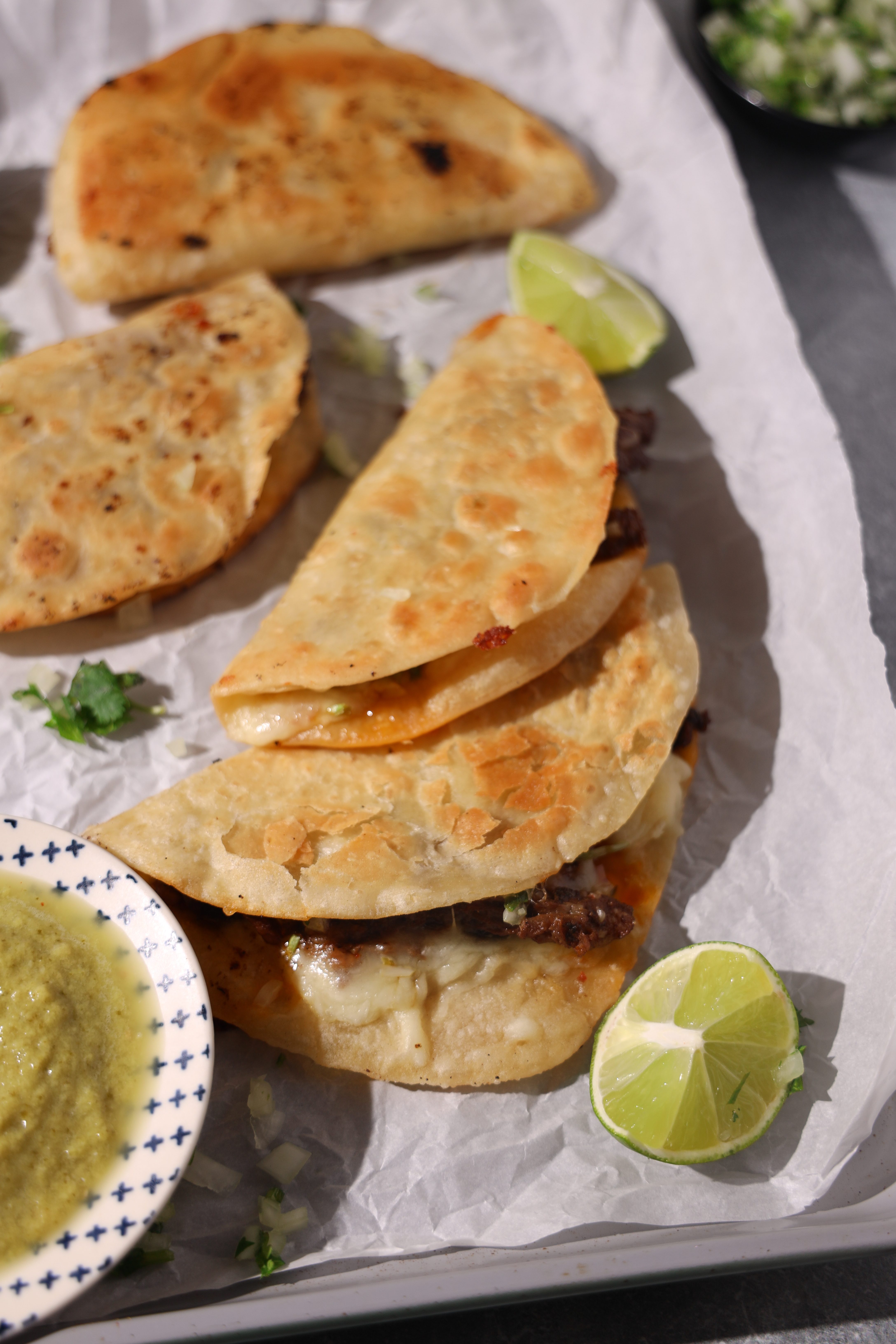 The Best Crispy Queso Steak Tacos with Melty Cheese
