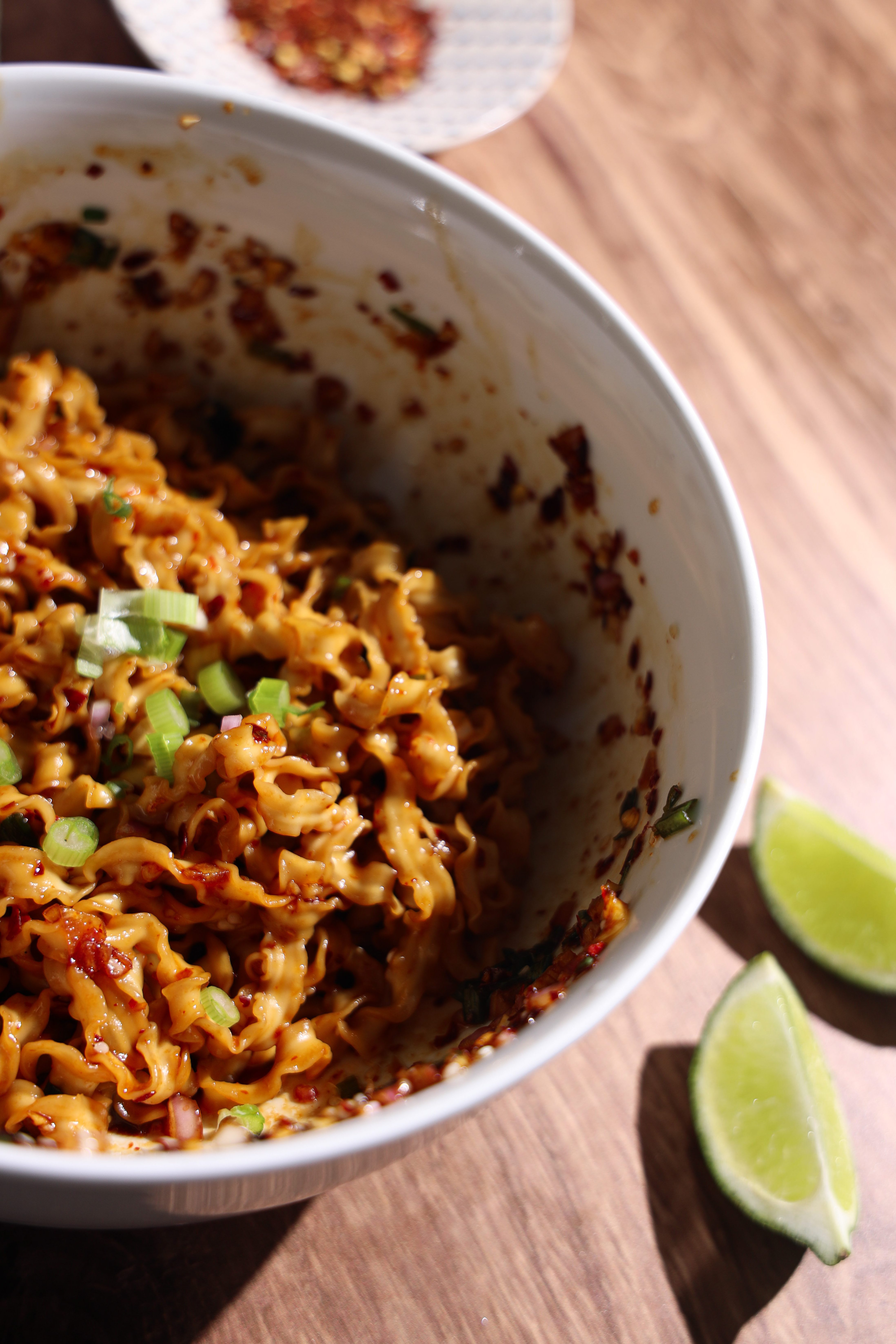 The BEST 10 min Chili Garlic Noodles