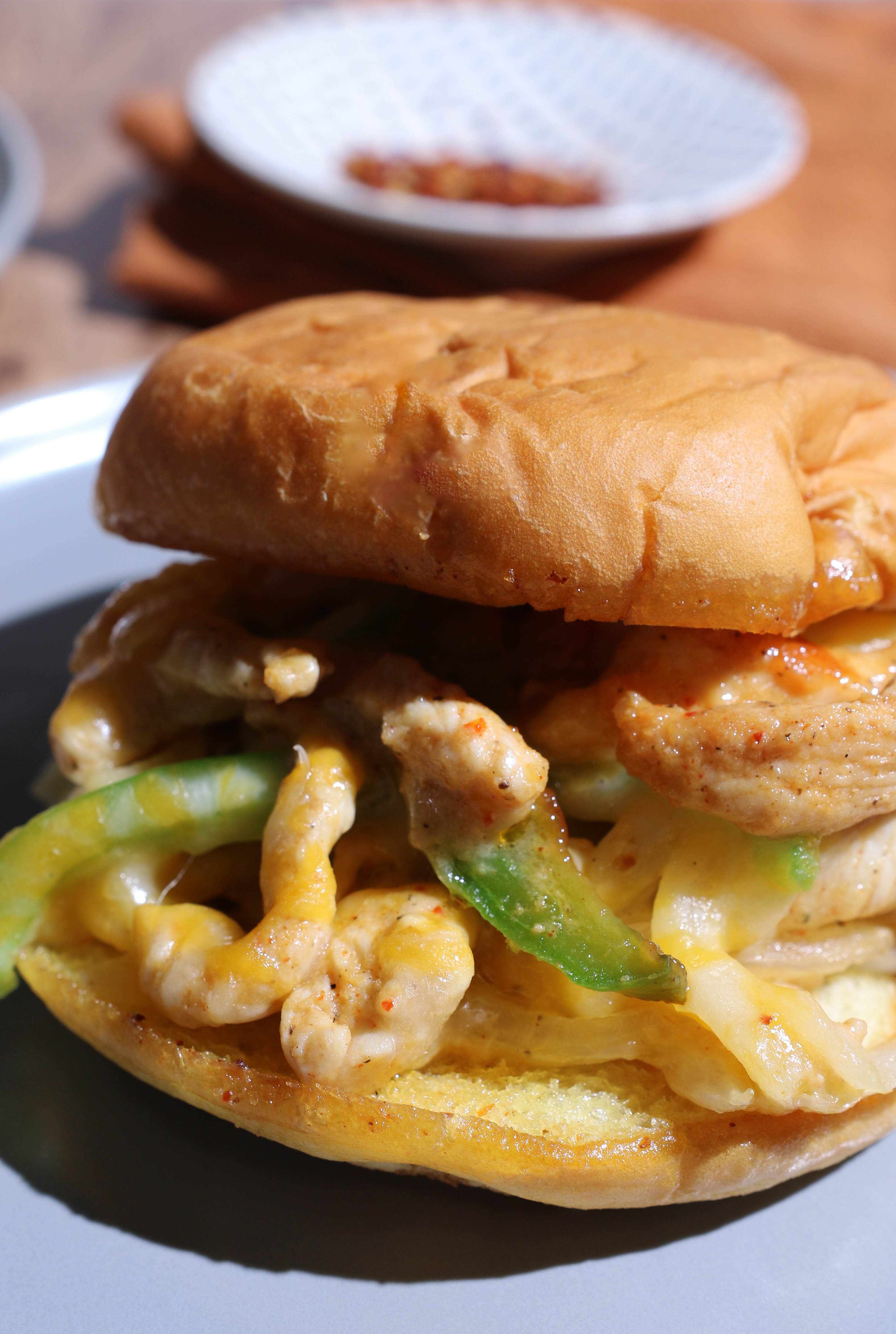 Easy Weeknight Cheesy Chicken Cheesesteaks
