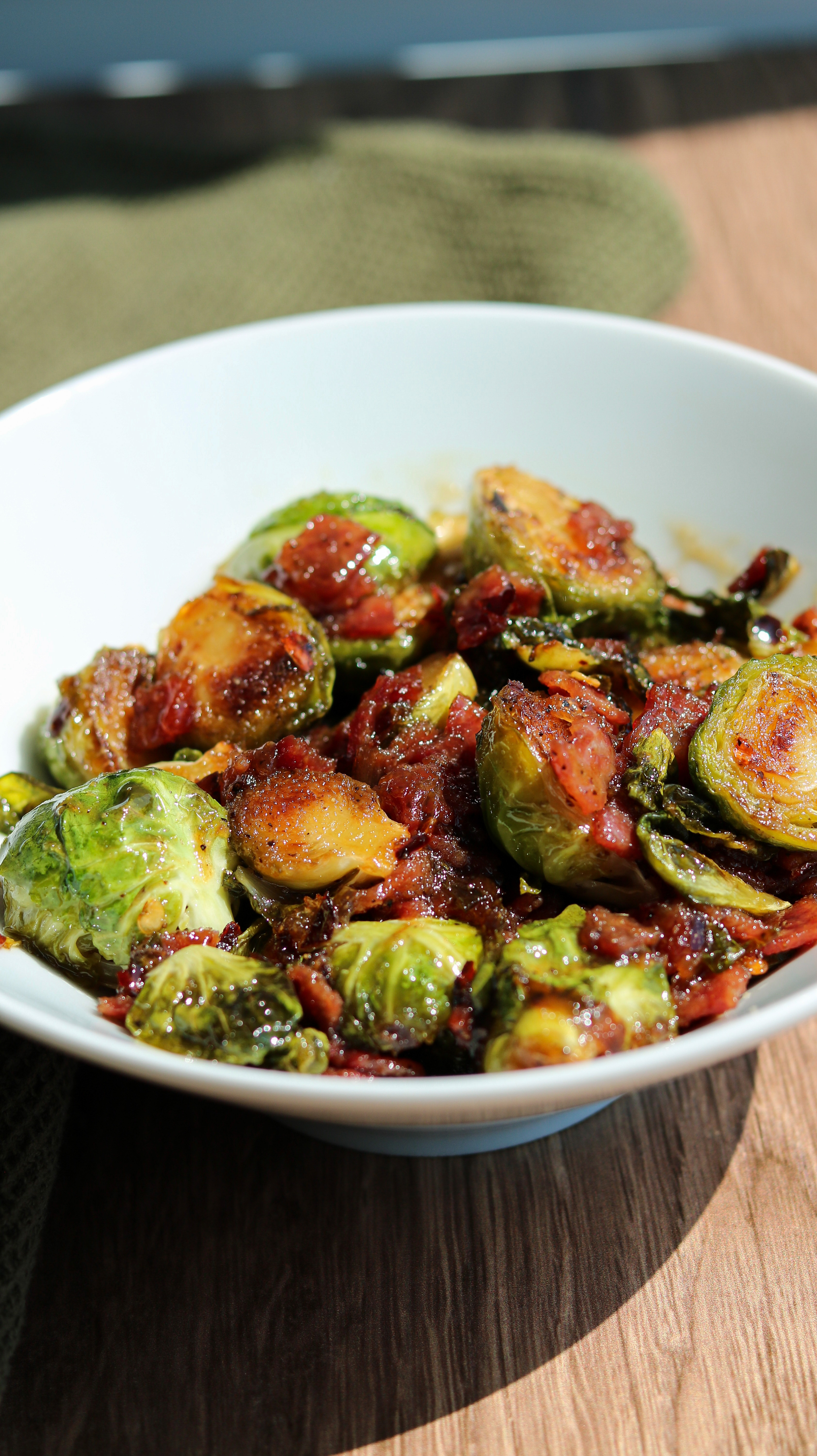 Easy Maple Glazed Brussels Sprouts Recipe