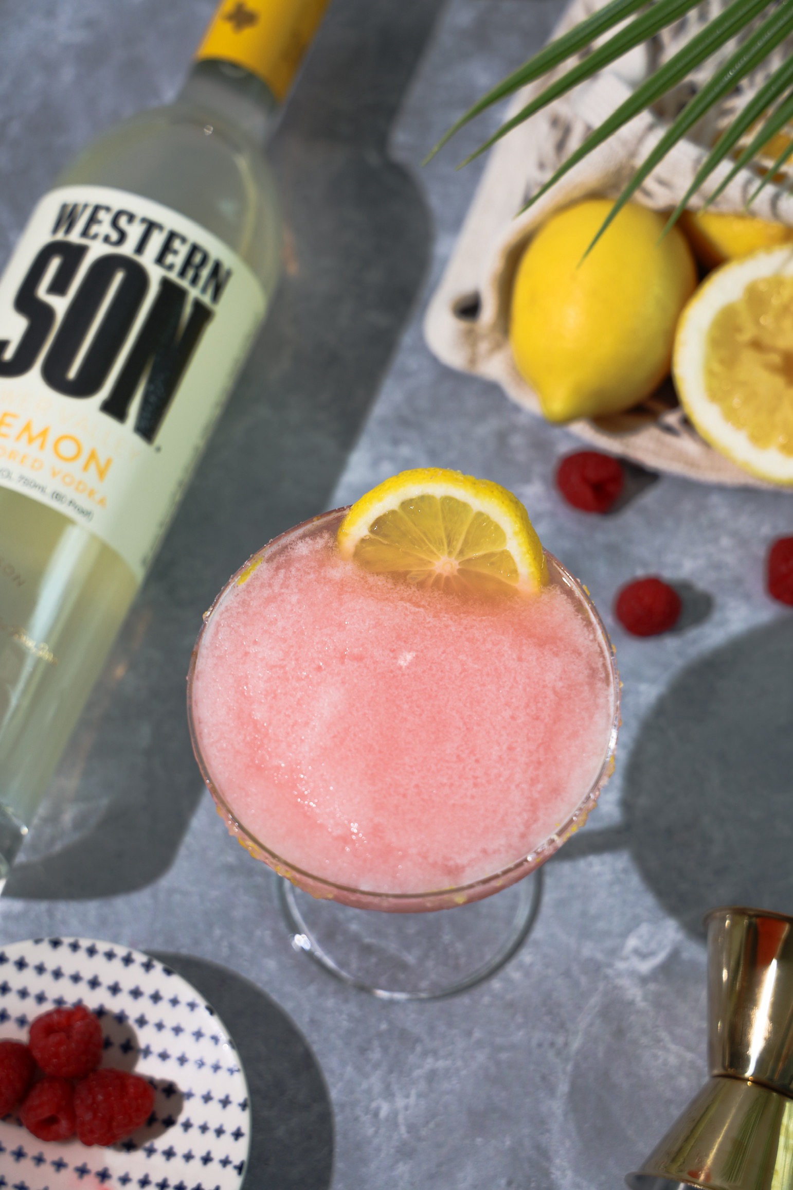 Refreshing Frozen Raspberry Lemon Drop Recipe