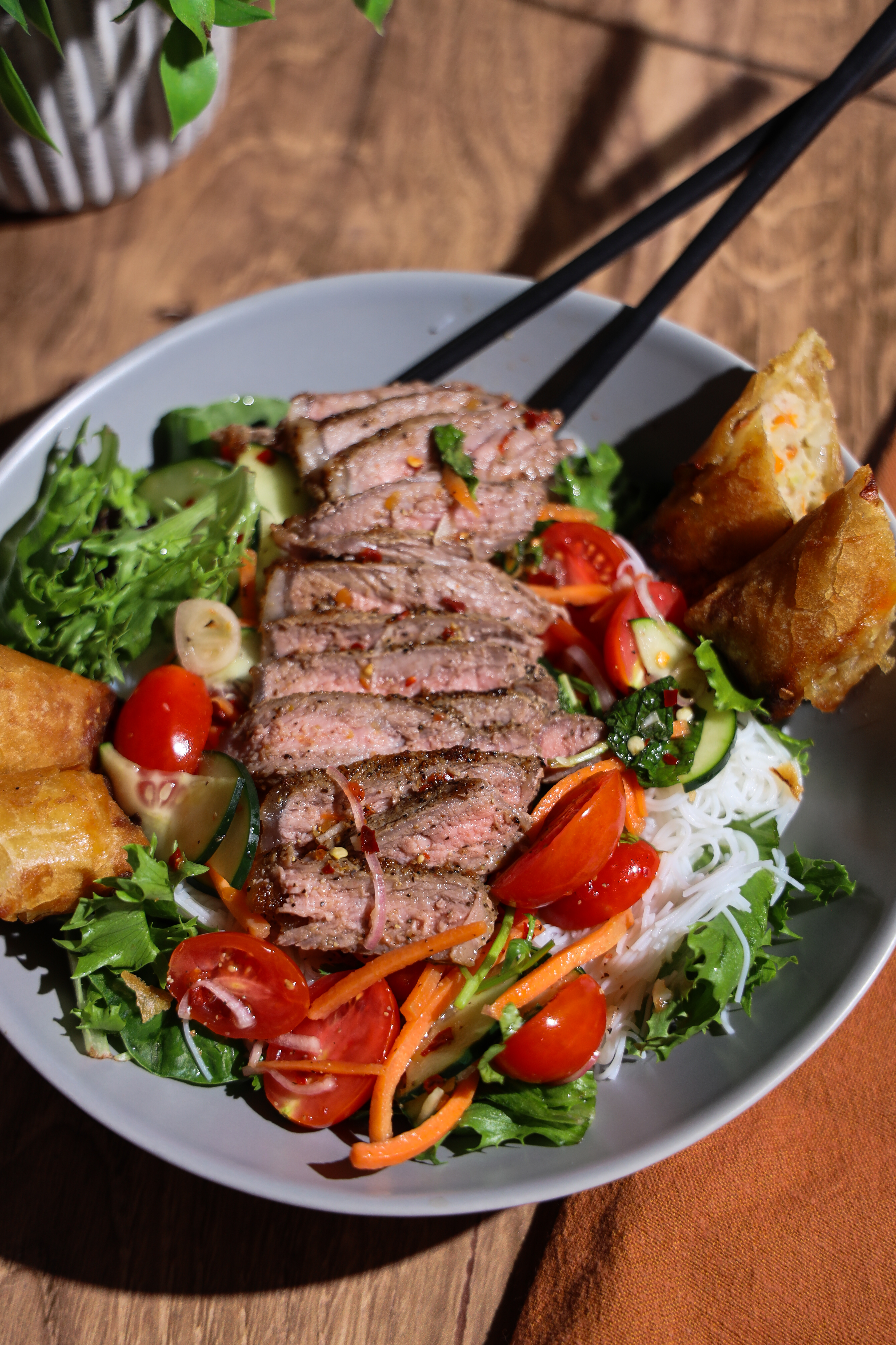 Asian Rice Noodle Salad