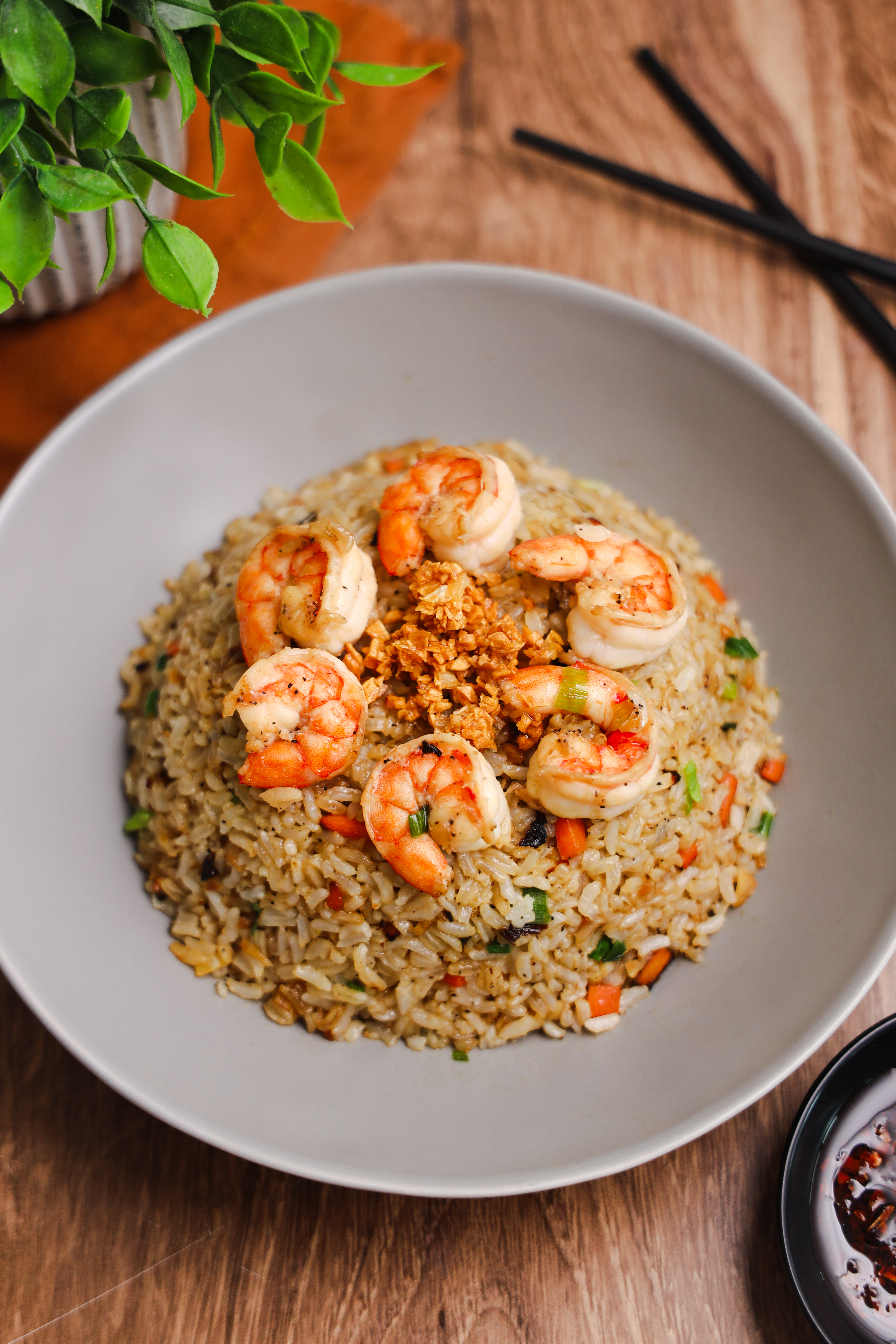 Better Than Takeout Shrimp Garlic Fried Rice